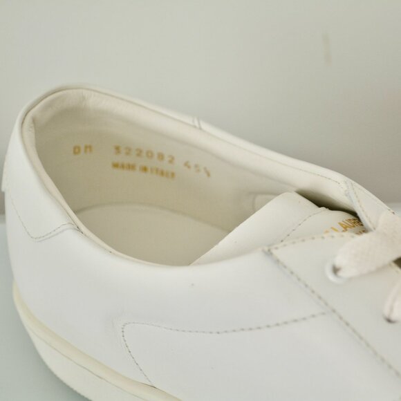 NIB SAINT LAURENT MENS STUDDED LEATHER SNEAKERS